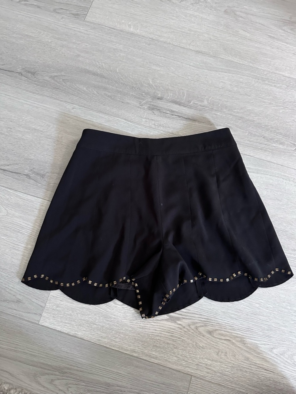Forever 21- Black Scallop Hem Shorts